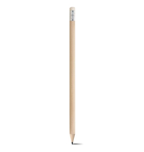 matita in legno con gommino ecologica