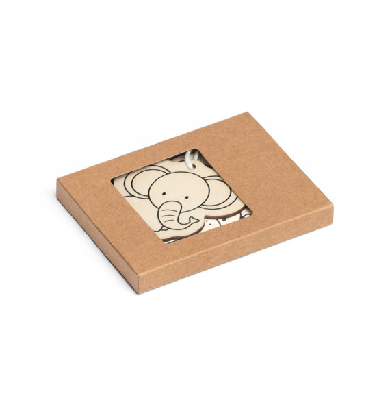 set in legno da colorare ecologico