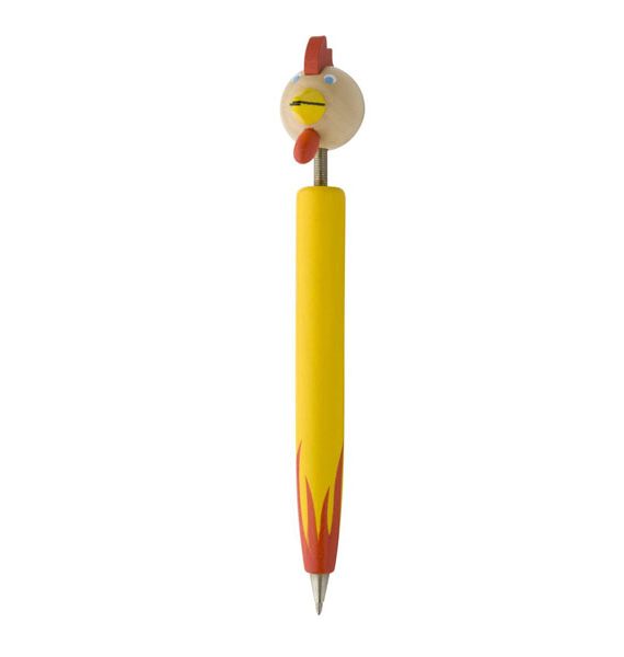 penna in legno pollo