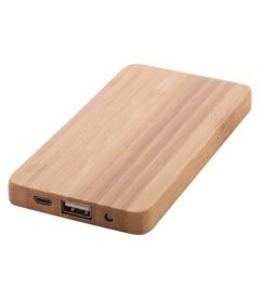 powerbank ecologica in bamboo