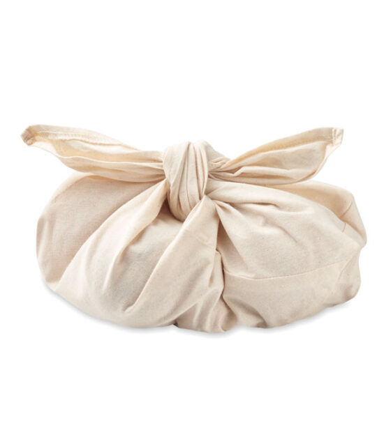 Sacchetto misura media per conservare il cibo in cotone biologico. 140 gr/m².