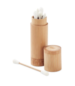 6 bastoncini di bambù riutilizzabili in silicone a doppia punta per l'igiene personale