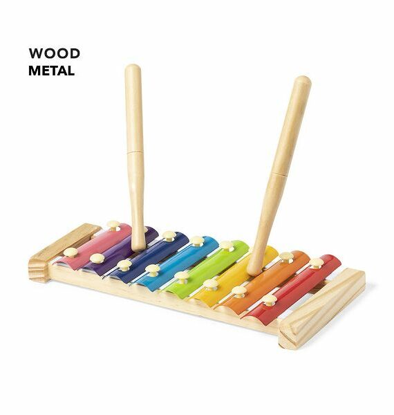 Xilofono in legno e metallo