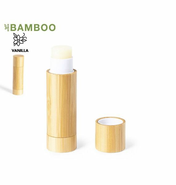 Burrocacao, balsamo labbra in confezione di Bambù all'aroma di vaniglia