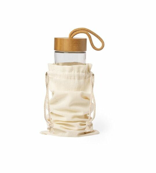 confezione in cotone 100% per bottiglie e thermos.