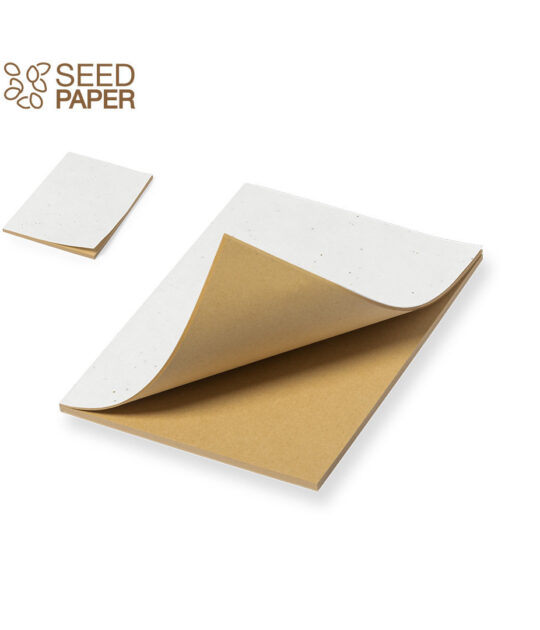 quaderno Block notes A5 con copertine in carta di semi piantabile