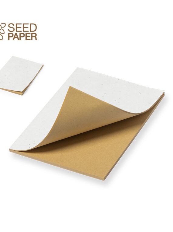 quaderno Block notes A5 con copertine in carta di semi piantabile