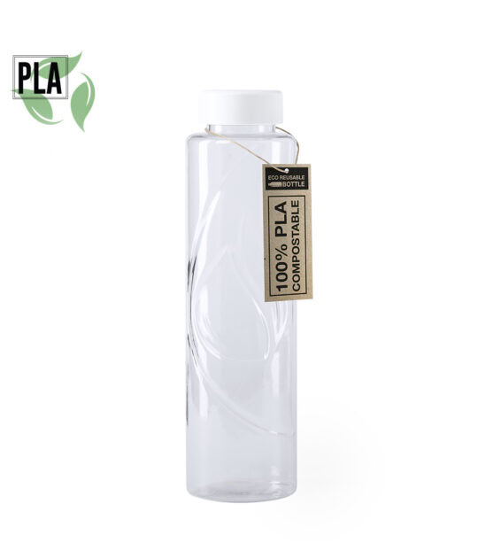 Borraccia da 830 ml di linea naturale. Prodotto in materiale PLA 100% Compostabile