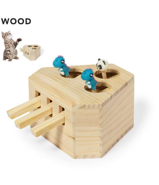 Gioco per cani ecologico Gioco in legno per animali domestici.