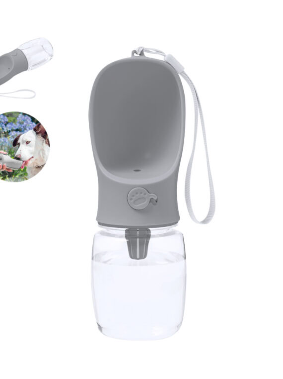 Pratica borraccia per animali domestici da 350 ml, realizzata in resistente ABS e PET