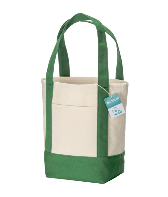 Mini borsa shopper in cotone riciclato
