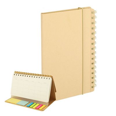 Taccuino planner con copertine rigide, realizzato in cartone riciclato