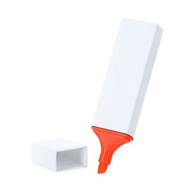 Pennarello fluorescente realizzato in ABS riciclato.
