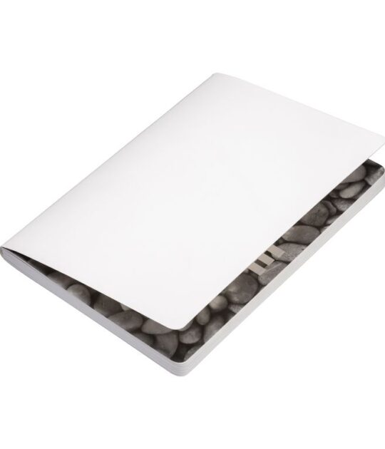 Taccuino, blocco per appunti, quaderno in carta di pietra, fogli bianchi a righe, 64 pagine, carta idrorepellente e resistente agli strappi